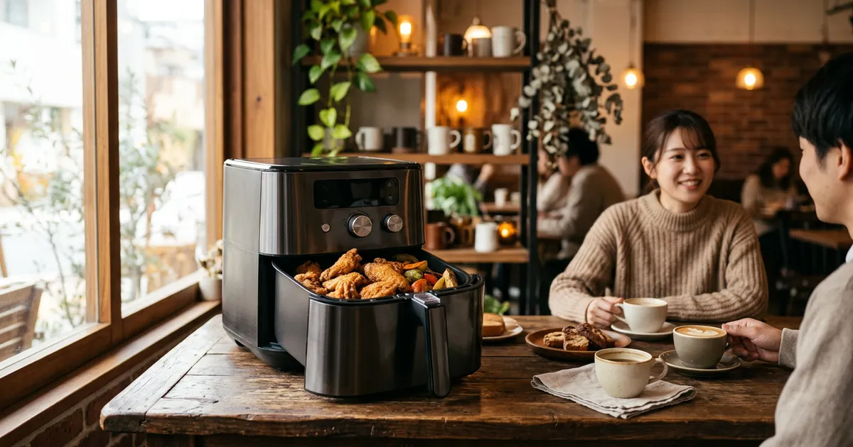 家族向け大容量ノンフライヤーおすすめ5選｜4人以上でも一度に調理